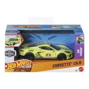 Hot Wheels Masinuta Metalica cu Sistem Pull Back Corvette C8. R Hw Torque Scara 1 la 43