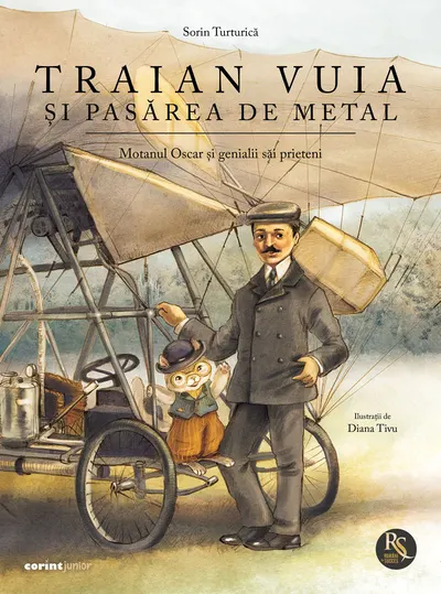 Traian Vuia și pasărea de metal, cu autograf