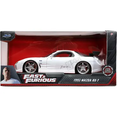 Masina din metal, Jada, Fast And Furious, Mazda Rx 7 1993, 1:24