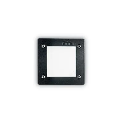 Spot in pardoseala Leti patrat, 1 LED, dulie GX53, L:115 mm, H:80 mm, Negru