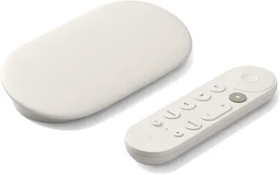 Player multimedia Google - Streamer TV 4K, 32 GB, cu telecomandă, bej