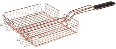 Coș pentru grătar Mustang - Rose gold, 25 x 31.5 cm