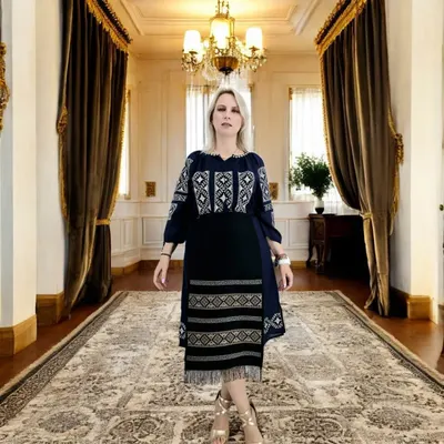 Fote cu broderie traditionala Sidonia