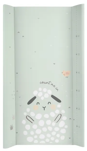 Salteluță moale de înfășat KikkaBoo Sleepy Sheep - 80 x 50 cm