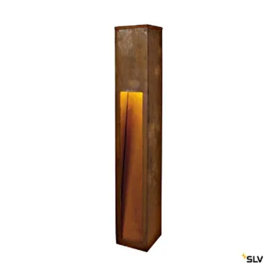 RUSTY 80 LED SLOT de exterior, 3000K, IP44, fier ruginiu