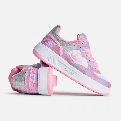 Heelys Rezerve Low Pink/Rainbow Pantofi Cu Roți - Roz - 32