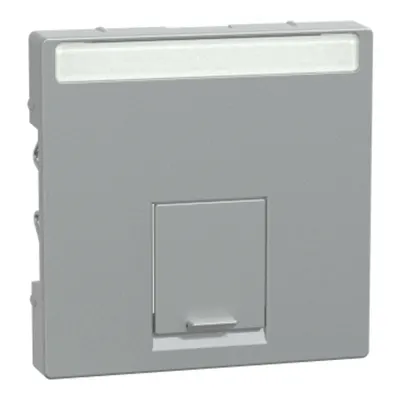 Placa Centrala simpla pentru Conector-Schneider Electric Rj45, Aluminiu