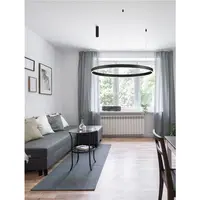 Lampa suspendata MOTIF Nisipiu Negru Aluminiu & Acrylic LED 70 Wat 230 Volt 5740Lm 2700K-6000K IP20