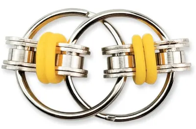 Jucarie antistres Fidget - Inele cu lant de bicicleta