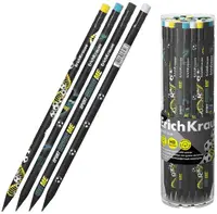 Creion grafit cu radieră Erich Krause Sport DNA - HB, sortiment