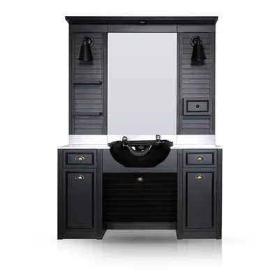 Mobilier Frizerie / Barber Shop - MENOSER - ALICANTE MSR-P006 cu chiuveta