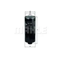 Filtru ulei MAHLE ORIGINAL OC 281