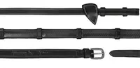 Dy'on 1/2 (13mm) Rubber Reins 7 Loops Working Coll. Zwart -