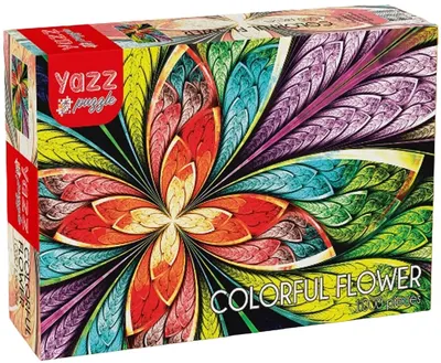 Puzzle Yazz Puzzle din 1000 de piese - Floare cu dungi