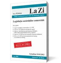 Legislaţia societăţilor comerciale (actualizat la 10 martie 2012). Cod 466