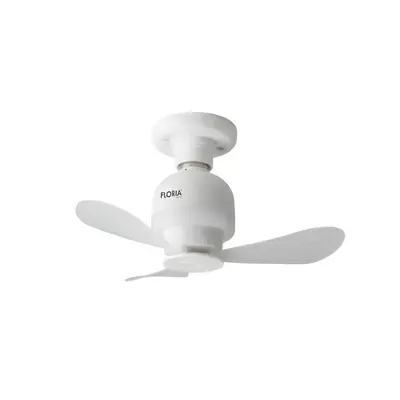 Ventilator de Tavan Floria, cu Iluminare Led,Diameru 15.2 cm, 3 Palete, Putere 11 W