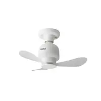 Ventilator de Tavan Floria, cu Iluminare Led,Diameru 15.2 cm, 3 Palete, Putere 11 W