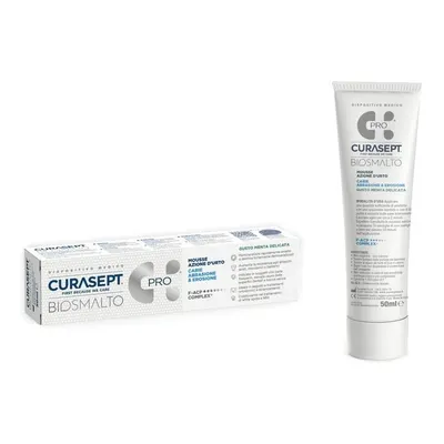 Mousse pentru Remineralizare Intensivă Biosmalto Caries, 50 ml, Curasept