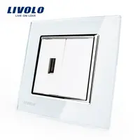 Priza simpla USB Alb