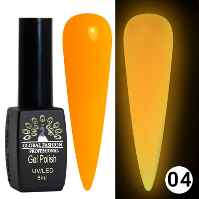 Oja semipermanenta Luminous, Global Fashion, fosforecenta, 8 ml, 04 Engros