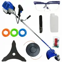 *8.5CP* CU 10 ACCESORII, Motocoasa pe benzina in 2t timpi, 12.000rpm, 58cc, model 2026, easy-start, Fresco Power by ItalianTech CMP1807