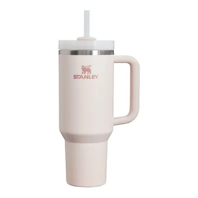 Termos roz deschis cu pai din oțel inoxidabil 1,18 l Quencher H2.0 FlowState Tumbler Rose Quartz – Stanley