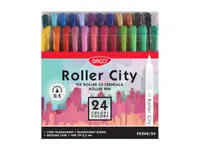 Roller 0.5mm, 24culori/set, Roller City Daco