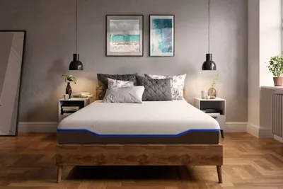 Saltea cu memorie si arcuri individuale Domine Tencel Ultra Pocket Multilayer 160x190x24 cm, cu husa detasabila si fermitate medie