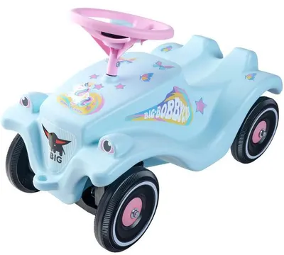 Mașină de călărit BIG Bobby Car - Classic, Unicorn, turcoaz