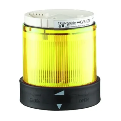 unitate iluminata, lumina intermitenta, galben, 24...48 V c.c. 24 V c.a.