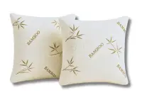 Set 2 Perne 60x60 Somnart Belina Bamboo, microfibra, lavabile la masina