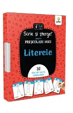 Scrie si sterge. Literele