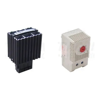 Pachet Climatizare Optima Dulap Electric: Unitate Incalzire 100W + Termostat, Montaj Sina