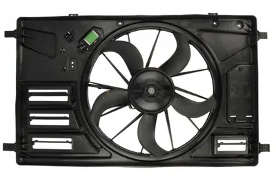 Ventilator radiator (cu carcasa) potrivit FORD TOURNEO CUSTOM V362, TRANSIT CUSTOM V362, TRANSIT V363 2.0D 2.0DH 2.2D 09.12