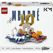 LEGO Editions. Kylian Mbappé Momente importante din fotbal 43013, 490 piese