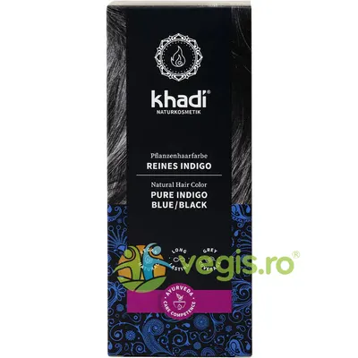 Vopsea de Par Naturala Henna Negru Indigo 100g