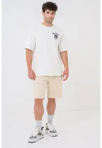 ’47 - Pantaloni scurti cu snur NY Yankees - Bej deschis