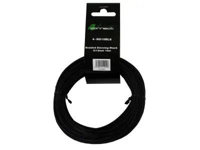 Tresa Cablu FOUR Connect 4-NS10BL6, 10 M, Negru, 6/12 mm