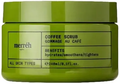 Merréh Scrub pentru față și corp cu cafea, 240 ml