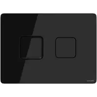 Cersanit buton pneumatic Accento patrat sticla neagra S97-058