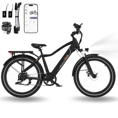 Bicicletă Electrică pentru Adulți 27,5" E-Bike, APP&NFC, RCB-G5