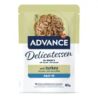 Hrana Umeda Pisici, Advance Cat Wet Delicatessen, Curcan, 85 g