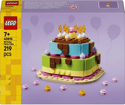 Constructor LEGO Iconic -Tort de petrecere pentru ziua de naștere(40815)