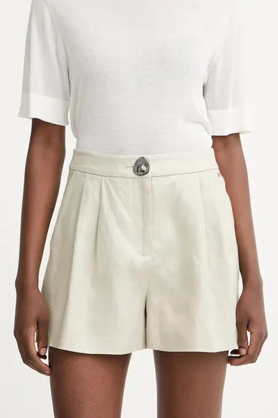 Armani Exchange pantaloni scurți pentru femei, din in