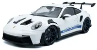 Model de colecție SOLIDO Moderne: Automobile - Porsche 911 GT3 RS, White with Blue Stripes, 2024