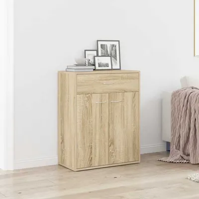vidaXL Dulap, stejar Sonoma, 60 x 30 x 75 cm, lemn prelucrat