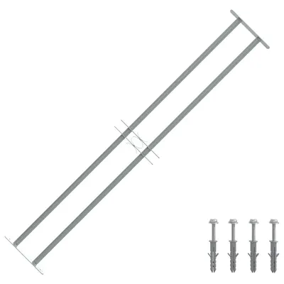 Grilaj de siguranță pentru ferestre cu 2 bare transversale 1000-1500mm