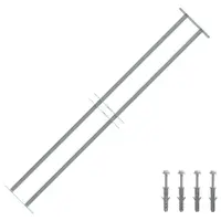 Grilaj de siguranță pentru ferestre cu 2 bare transversale 1000-1500mm