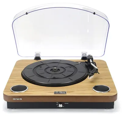 Gramofon AIWA - LPS-25WD, semi-automat, maro