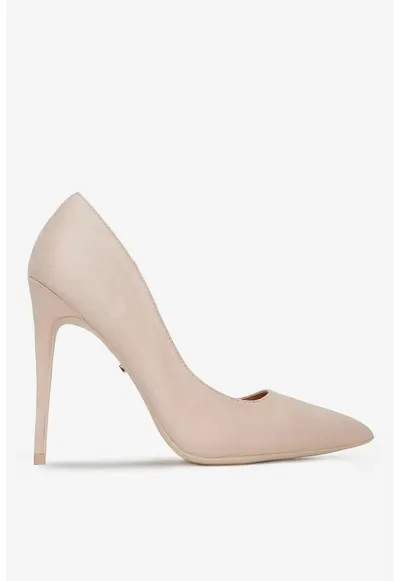 Pantofi Material Textil - Culoare Bej - Bej